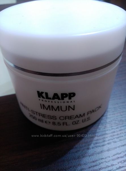 Крем-маска антистресс Klapp Immun Anti-Stress Cream Pack