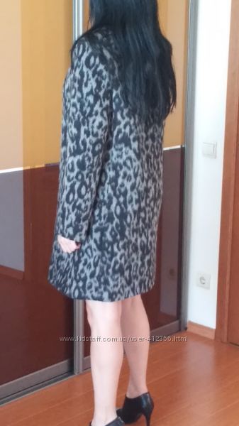 Леопардовое шерстяное пальто Basler оригинал