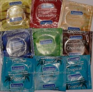 Презервативи Pasante Мікс Райський сад-36шт. якісних презервативів.
