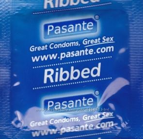 Презерватив PASANTE RIBBED-ребристі 10шт.  