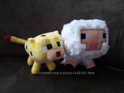 Мяка плюшева іграшка вівця барашка з Майнкрафт