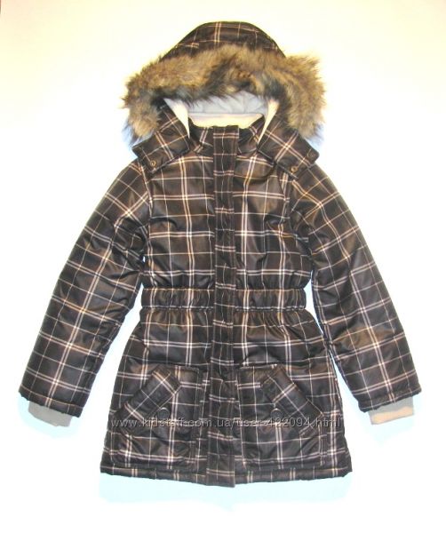 Теплая польская зимняя курточка для девочки 140-146