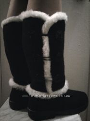 Валенки - сапоги женские бурки валенки для морозной погоды чёрные