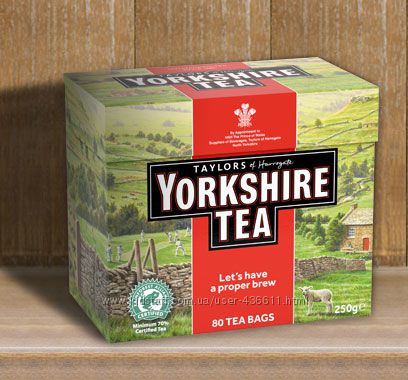  Чай Йоркширський. Yorkshire Tea. Оригінальний англійський чай. Английский 