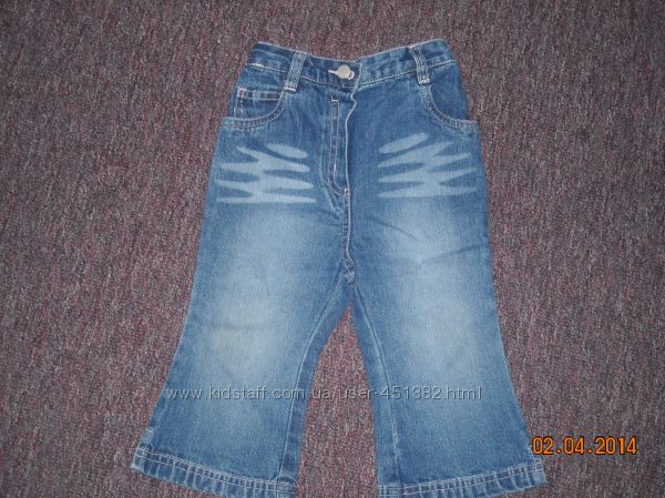 джинсы на девочку рост 80