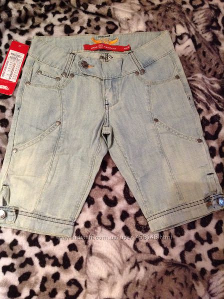 Классные джинсовые шорты для девочки фирмы Phink на  р. 152  ОТ 70 см.