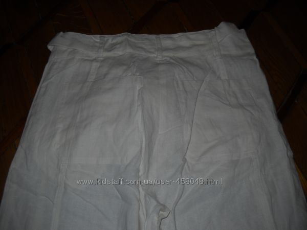 Летние белые брюки кюлоты р. 34, 36 