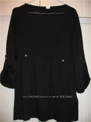 Блузка- туника черная, новая