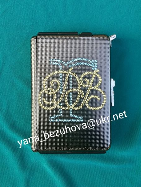 Подпись с  Swarovski