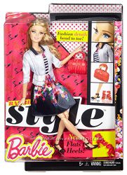 Barbie Style White Jacket&Black Floral Print Skirt Барби Белый Пиджак