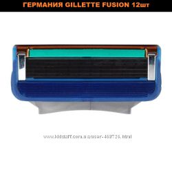 Gillette Fusion 12 картриджа для бритья