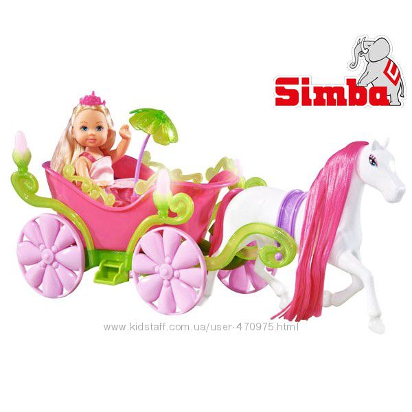 Кукла Ева и сказочная карета с конем Simba 5735754