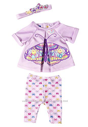 Набор одежды Zapf для куклы Baby Born 822005 Бабочка 823545