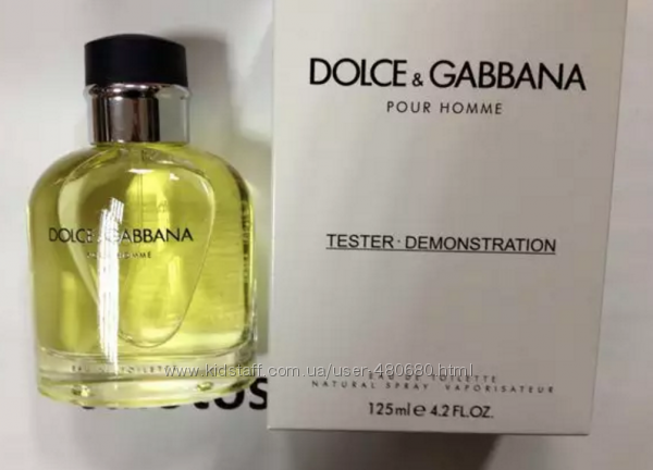 Dolce and Gabbana Pour Homme 125 ml Мужская парфюмерия 