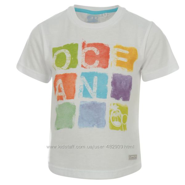 Яркая детская фирменная футболка с принтом Ocean