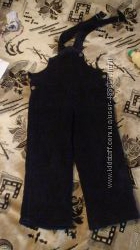 Вельветовый полукомбинезон