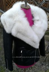 Куртка косуха с мехом песца в наличии