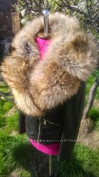 Куртка косуха с мехом енота в наличии