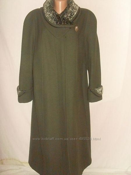 Элегантное пальто, шерсть, Италия, размер 54-56 