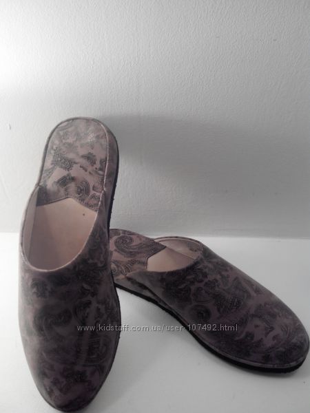 Женские тапочки натуральная кожа