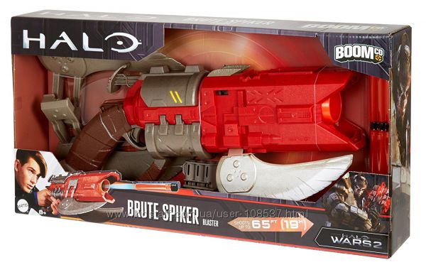 Крутой бластер BOOMco. Halo Brute Spiker Toy