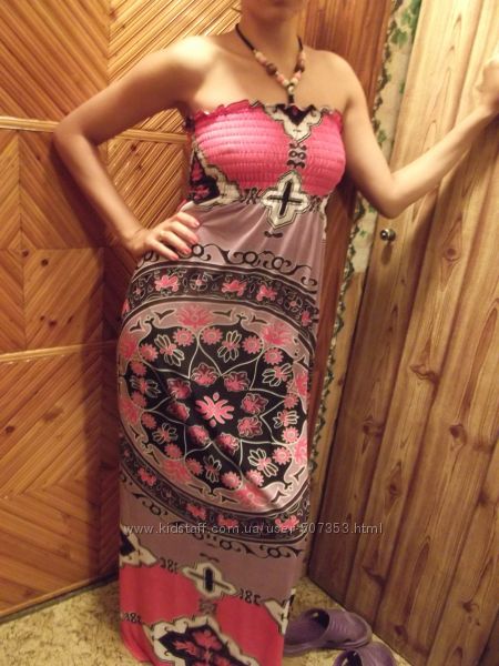 нежный и красивый сарафан в пол разных расцветок