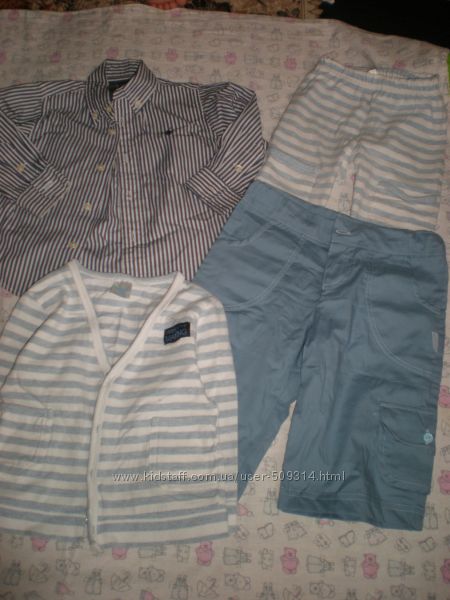 Набор различной одежки для мальчика в отличном сост DIRKGE, Ralph Lauren