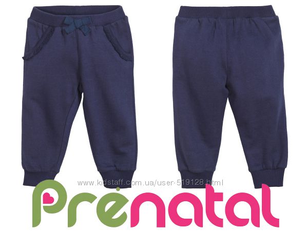 Спортивные штаны для девочки 9-12 месяцев фирмы Prenatal Италия