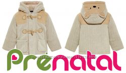 Деми пальто с капюшоном для маленького модника 3-9мес фирмы Prenatal Италия