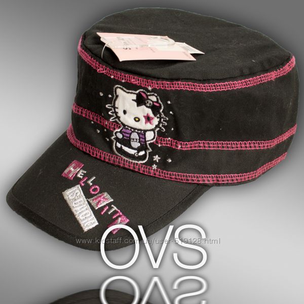 Модная кепка с Hello Kitty для девочки 4-6 лет фирмы OVS Италия