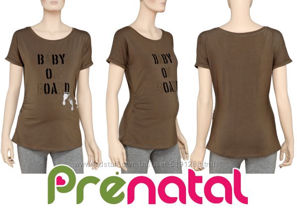 Футболка с принтом для беременных Prenatal Италия