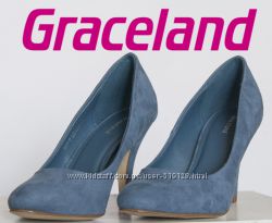 Туфли женские на шпильке под замшу 36р фирмы Graceland Германия