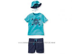 Комплект майка, шорты и панама для мальчишек 1-2 года LUPILU
