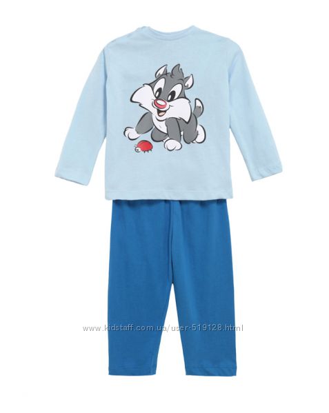 Хлопковые пижамы для мальчиков 9-12 месяцев фирмы Prenatal Италия