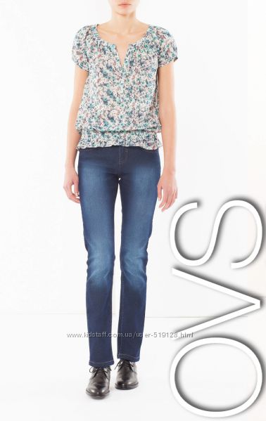 В ассортименте джинсы прямые Regular для женщин XS-M фирмы OVS Италия