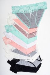 Хлопковые слипы с кружевом, S-М-Л-ХЛ, европейское качество