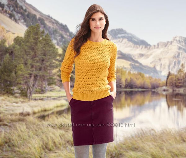 Симпатичная бордовая юбка р. S-ка TCM Tchibo