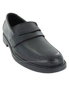 Clarks Zayne Black кожаные школьные туфли размер 37. 5, 