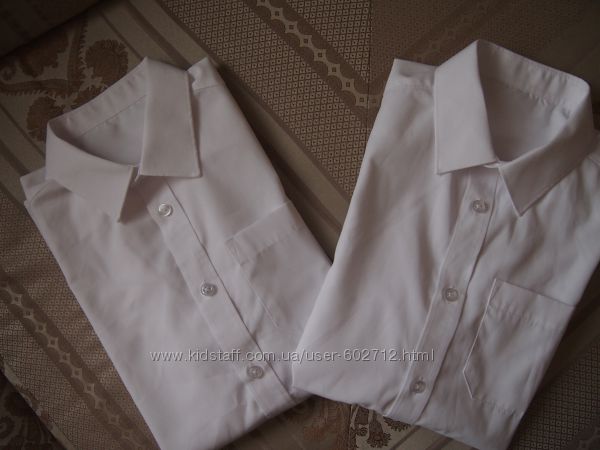 Школьная рубашка блуза Nutmeg, F&F 5-6, 11-12 лет р.110-116, 152