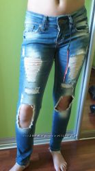  стильные новинки джинсы Angelina Marа с кожаным ремнем в наличии