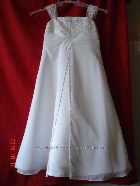Нарядное платье на 4 года от David&acutes Bridal оригинал из Америки