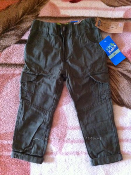 Новые шикарные хлопковые брюки р. 92-98 фирмы Kiki&Koko