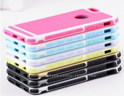 Противоударные разноцветные чехлы для iPhone 5 5S 5SE 6 6S