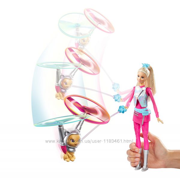 Star Light Galaxy Barbie Doll & Flying Cat Барби и летающий кот 