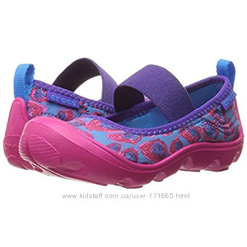 Крокс crocs Duet Busy Day Leopard MJ PS Mary Jane.