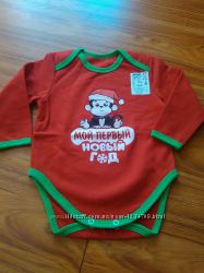 Боди Мой первый Новый год на ріст 92 см.