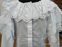 Красива кружевна блуза для дівчинки розмір 154