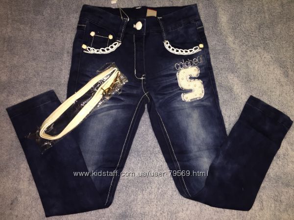 SALE Colabear джинсы с поясом 114-122-130-138-146-154