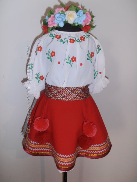 Прокат детских украинских костюмов