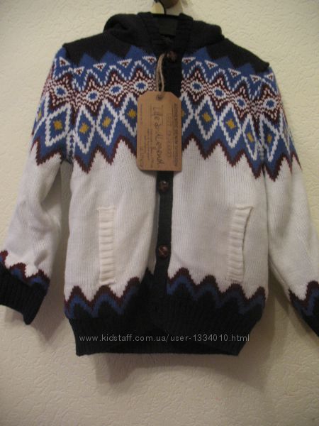 Брендовый свитер худи куртка, стильный, теплый, нарядный, 4-5 лет, новый